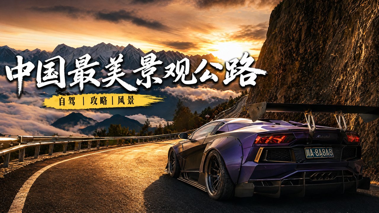 玩物社区跑车视频-中国最美景观公路自驾